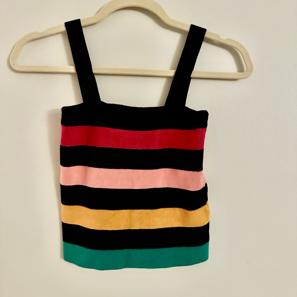 Forever 21 Colorful Striped Tank Top
